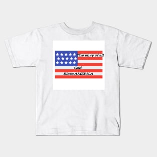 God bless america Kids T-Shirt